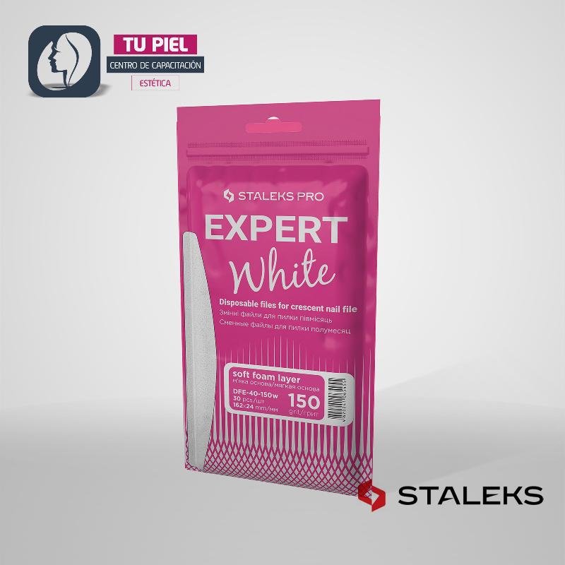 WHITE DISPOSABLE FILES | REPUESTO 40 | 150 GRIT | DFE40150W | X30 PCS - Imagen 2